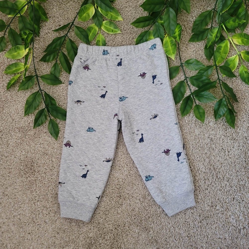 Carter's Baby Boy Dinosaur Sweats (12-18 Months) - Picture 2 of 4